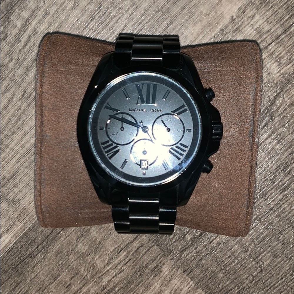 Michael Kors black unisex watch